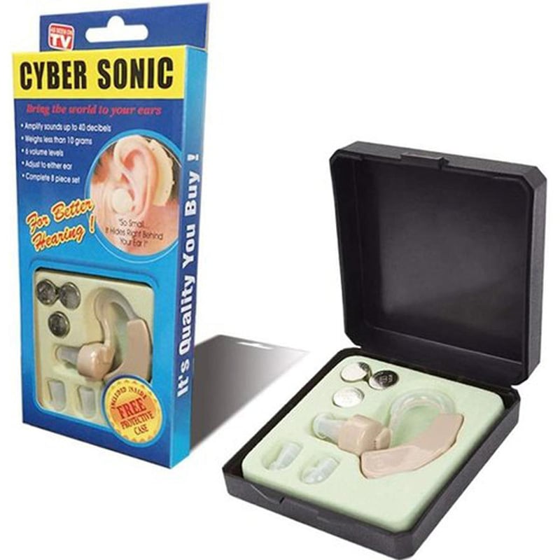 Picture of Cyber Sonic Hearing Aid Mini Device Ear Sound Amplifier Digital Hearing Aids BTE Elderly Ear Care Hearing Sound Amplifier
