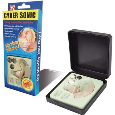 Picture of Cyber Sonic Hearing Aid Mini Device Ear Sound Amplifier Digital Hearing Aids BTE Elderly Ear Care Hearing Sound Amplifier