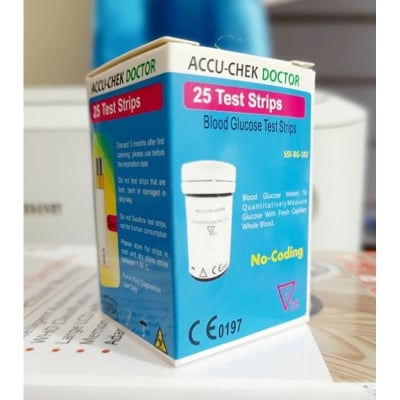 Picture of Accu Chek Doctor 50pc Test Strips for Glucose Meter
