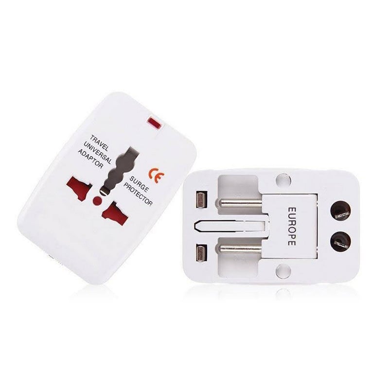 Picture of Universal International Travel Adapter ABS Multi Plug Converter Model All In 1 White
