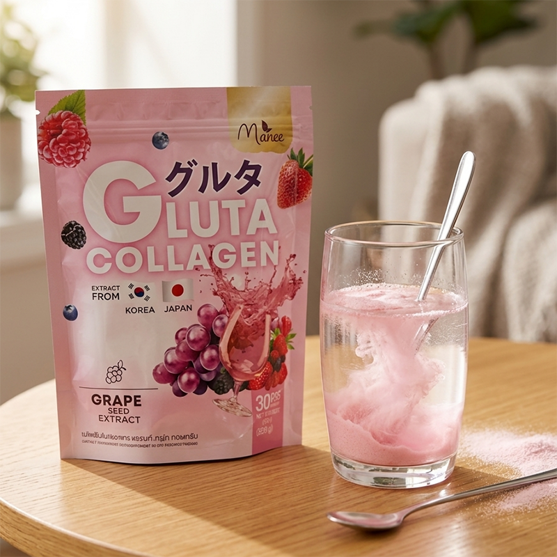 Picture of Manee Gluta Collagen Juice 1 packet 30 pcs