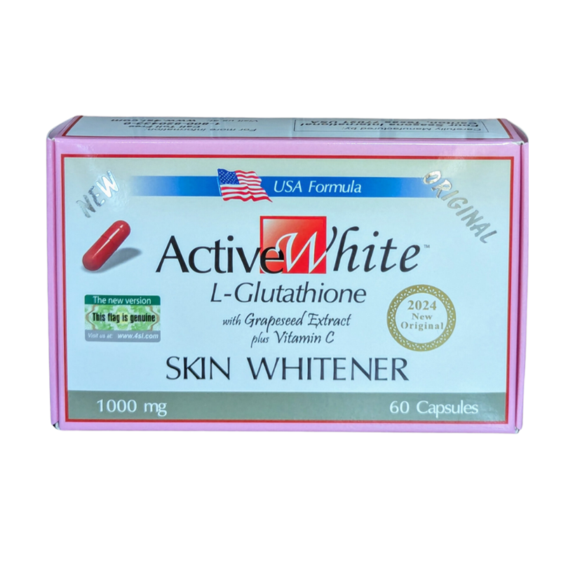Picture of Active White L-Glutathione Skin Whitener (1,000 mg) – 60 capsules