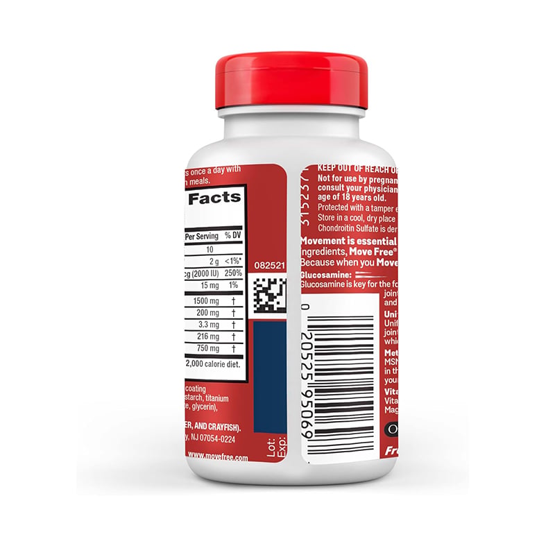 Picture of Schiff Move Free Joint Health Advanced with Glucosamine and Chondroitin 200 Tablets