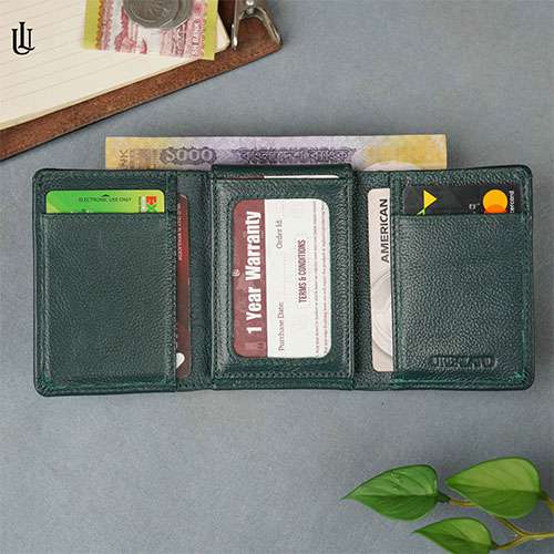 Picture of Urbaland Edd Trifold Wallet  –Edd Trifold Wallet - Army green