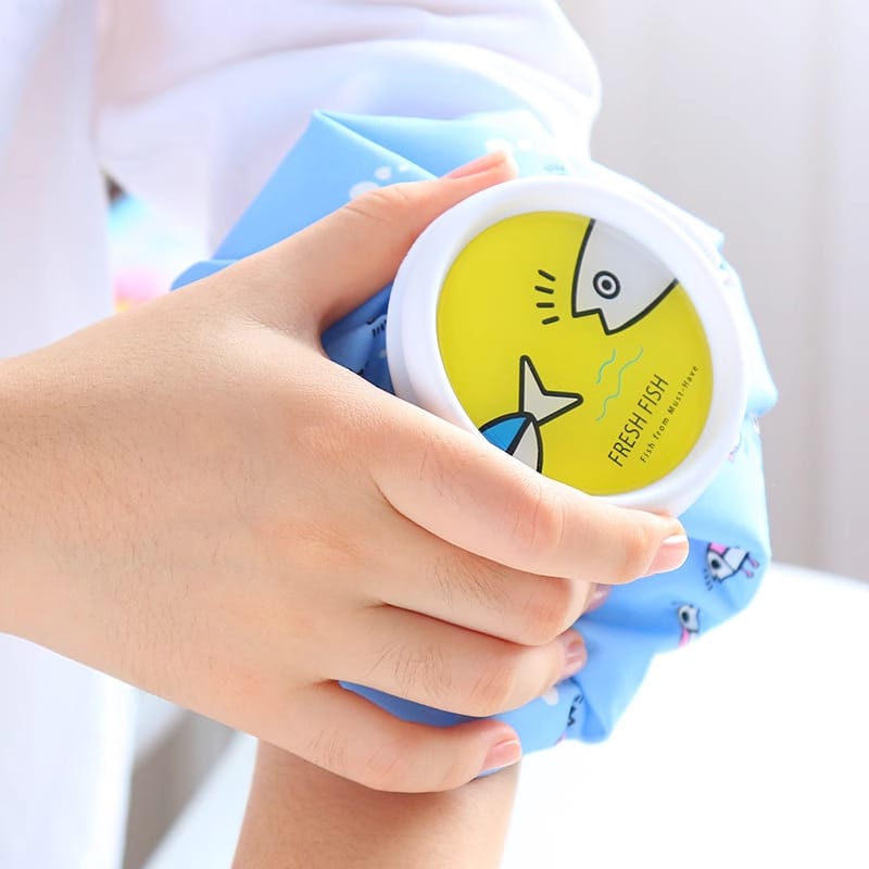 Picture of Premium Reusable Ice Bag for Cold & Hot Therapy Leakproof Pain Relief Compress Bag with Secure Twist Cap