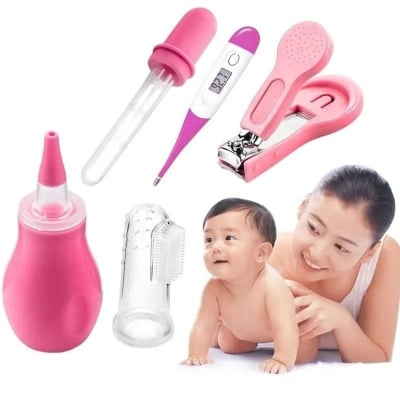 Picture of Baby Health Care Kit, Newborn Baby Care Accessories 5 PCS,Portable Baby Care Kit Nursing Baby Health and Grooming