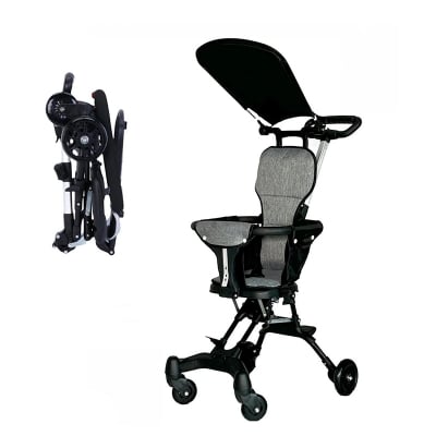 Picture of 3in1 Portable Baby stroller - Foldable Baby Stroller Lightweight Infant Stroller with 360° Universal Wheel Soft Wide Seat Height Adjustable - Comfortable Easy To Use Baby Parm Walker