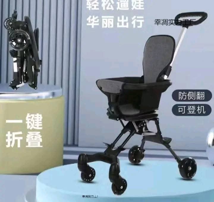 Picture of 3in1 Portable Baby stroller - Foldable Baby Stroller Lightweight Infant Stroller with 360° Universal Wheel Soft Wide Seat Height Adjustable - Comfortable Easy To Use Baby Parm Walker