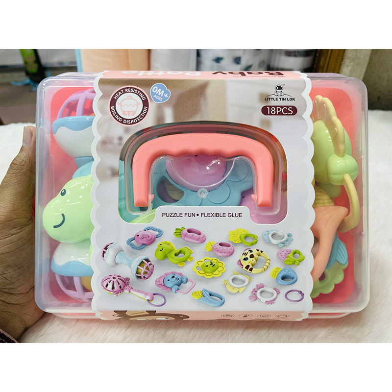 Picture of Rattle and Teether ( 18 PCS) Any Color Box color and desing random