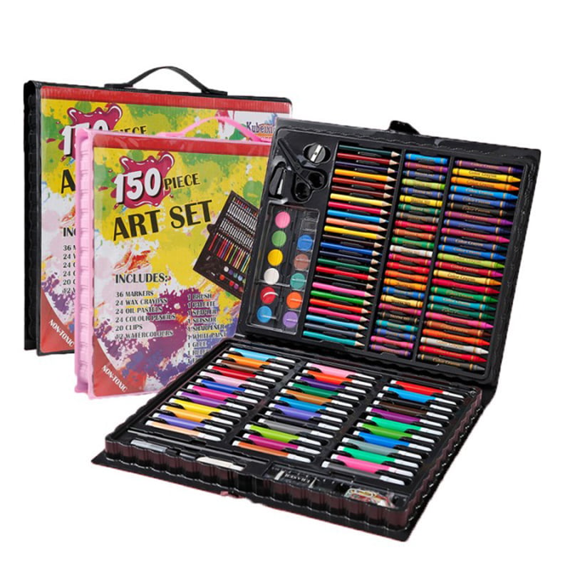 Picture of 150-Piece Art Set, Deluxe Professional Color Set, Coloring Supplies Art Kits for Kids and Adult, Art Supplies for Drawing Painting with Compact Portable Art Case