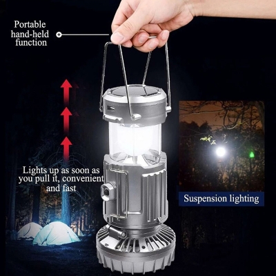 Picture of Solar Charging Camping Light With Fan GSH9299