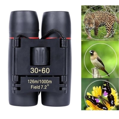Picture of SAKURA Day And Night Vision Mini Compact Folding Pocket Binoculars 30X60 HD Wide Angle