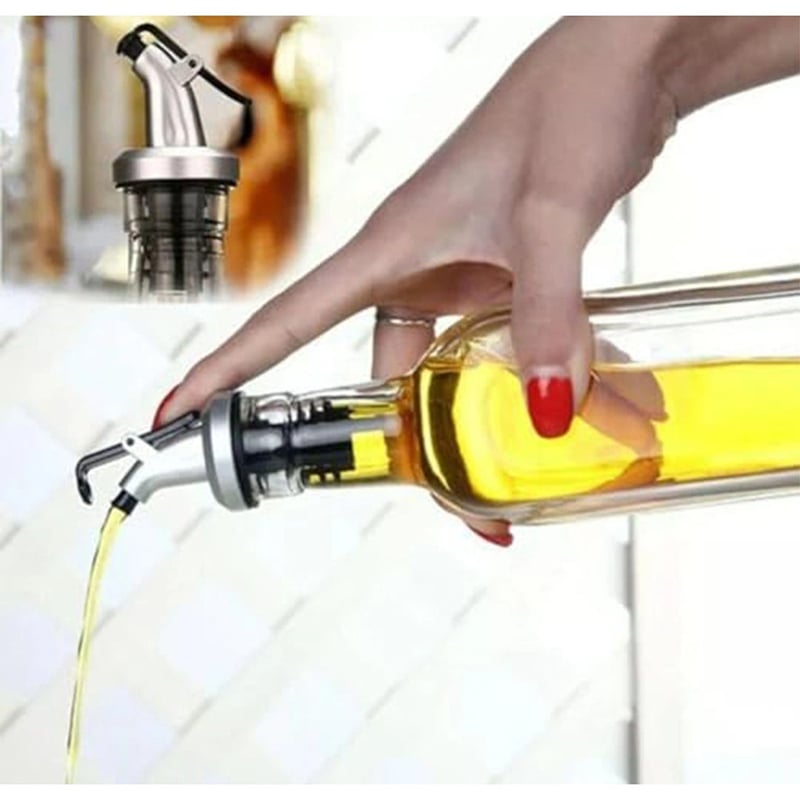 Picture of 300ml Stainless Steel Glass Oil Can Oil Pot.R00