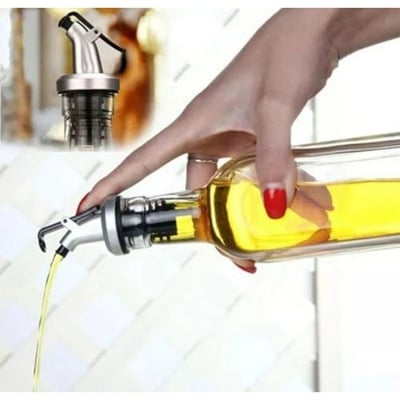 Picture of 300ml Stainless Steel Glass Oil Can Oil Pot.R00