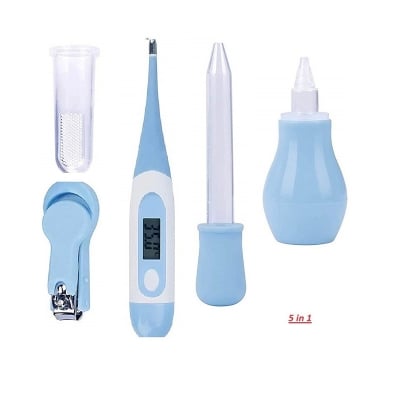 Picture of Baby Health Care Kit, Newborn Baby Care Accessories 5 PCS,Portable Baby Care Kit Nursing Baby Health and Grooming