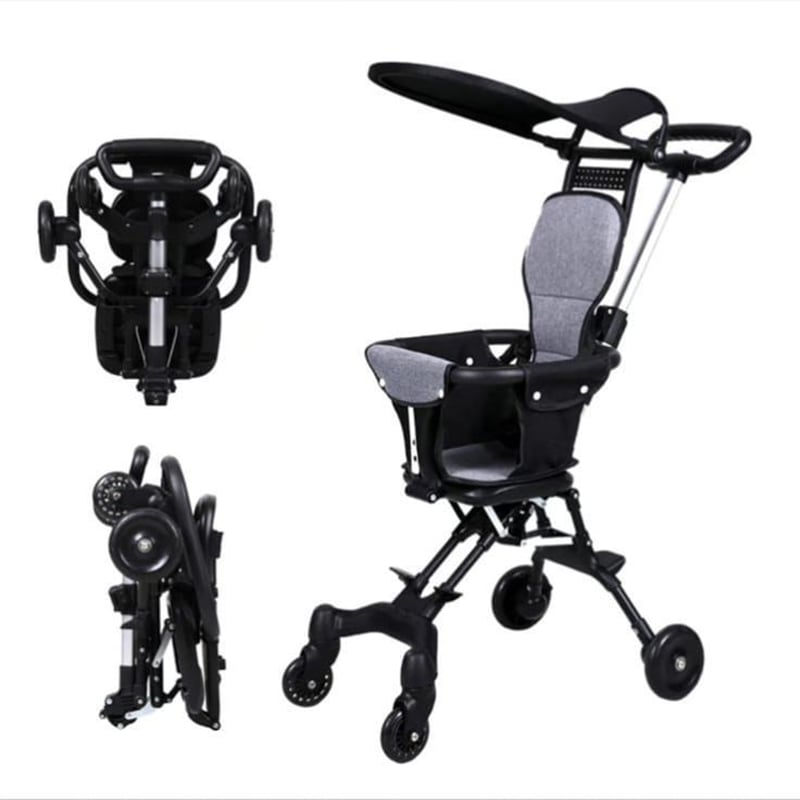 Picture of 3in1 Portable Baby stroller - Foldable Baby Stroller Lightweight Infant Stroller with 360° Universal Wheel Soft Wide Seat Height Adjustable - Comfortable Easy To Use Baby Parm Walker