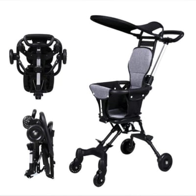 Picture of 3in1 Portable Baby stroller - Foldable Baby Stroller Lightweight Infant Stroller with 360° Universal Wheel Soft Wide Seat Height Adjustable - Comfortable Easy To Use Baby Parm Walker