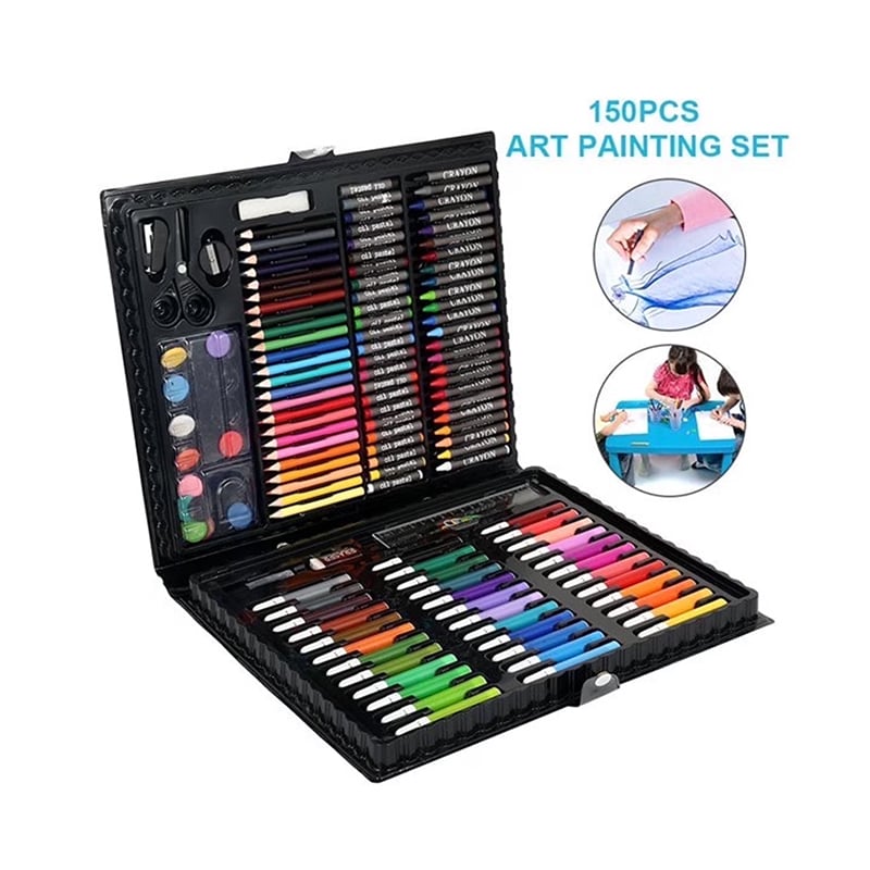 Picture of 150-Piece Art Set, Deluxe Professional Color Set, Coloring Supplies Art Kits for Kids and Adult, Art Supplies for Drawing Painting with Compact Portable Art Case