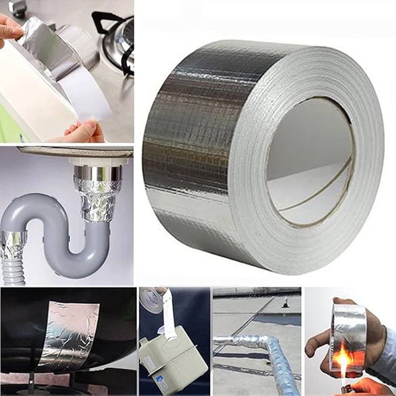 Picture of Waterproof tape paste ORIGINAL Aluminum Foil Tape ,Self adhesive sealing tape ,Super Fix Repair Wall Crack Waterproof Tape ,High Temperature Resistant And Not Easy To Corrode(Good quality)