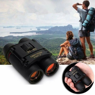 Picture of SAKURA Day And Night Vision Mini Compact Folding Pocket Binoculars 30X60 HD Wide Angle