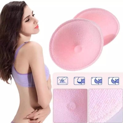 Picture of 1 Pair Cotton Reusable Breastt Pads Nursing Mummy Anti Overflow Breastt Pads Maternity Bra Mammy Baby Breasttfeeding Accessory