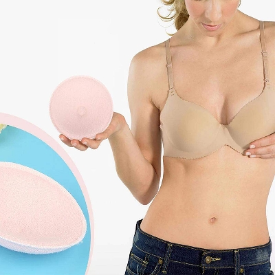 Picture of 1 and 2 Pair Cotton Reusable Breastt Pads Nursing Mummy Anti Overflow Breastt Pads Maternity Bra Mammy Baby Breasttfeeding Accessory