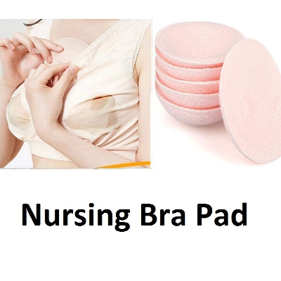 Picture of 2pcs Fashion Baby Feeding Breastt Pad Washable Nursing Pad Soft Absorbent Reusable Nursing Anti-overflow Maternity Nursing Pad