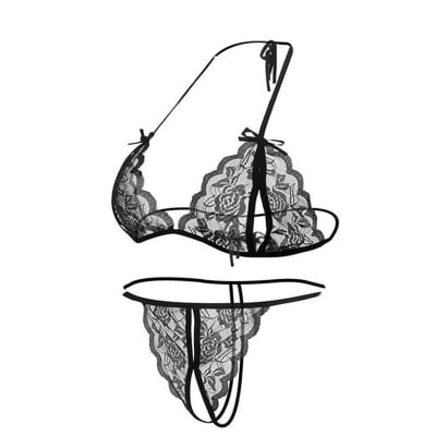 Picture of Premium Quality - Women Lingerie Underwear Set Sexy Lace Transparent Bra G-String H9 - Modern - Choice Expression - Well Inspired & Crafted