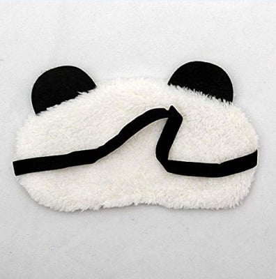 Picture of Health Care Tools Cute Face White Panda Eye Mask Eyeshade Shading Sleep Cotton Goggles Eye Mask Sleep Mask Eye Cover 3 Styles