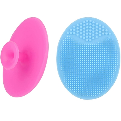 Picture of Silicone Face Scrubbers Exfoliator Brush Facial Cleansing Brush Blackhead Scrubber Exfoliating Brush-Facial Cleansing Pads Precision Pore Cleansing Pad Acne Blackheads Removing Face Brush 1pcs