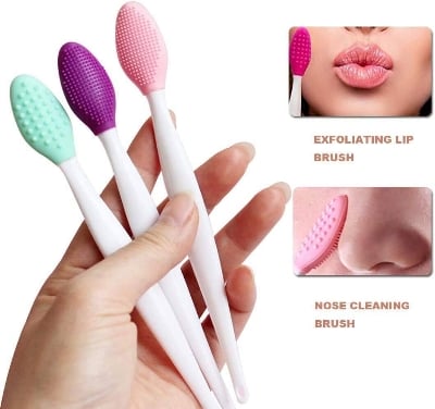Picture of 1Pc Silicone Face Cleansing Brush Effective Nose Exfoliator Blackhead Removal Soft Deep Cleaning Brush Face Scrub Massager TSLM1