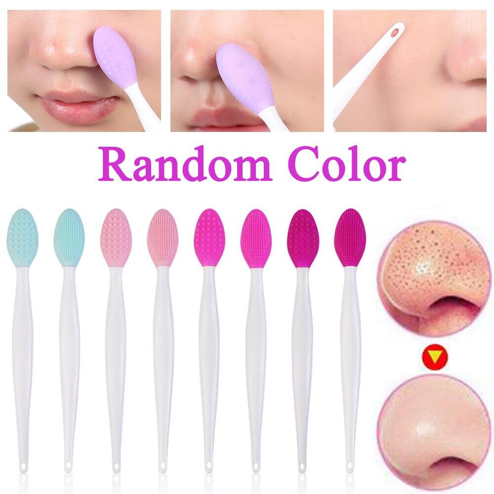Picture of 1Pc Silicone Face Cleansing Brush Effective Nose Exfoliator Blackhead Removal Soft Deep Cleaning Brush Face Scrub Massager TSLM1