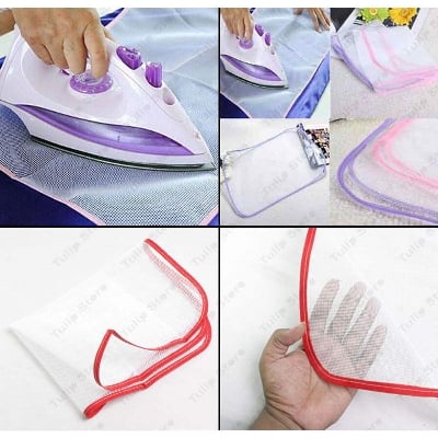 Picture of Protective Press Mesh Ironing Cloth Guard Protect Iron Delicate Garment Clothes