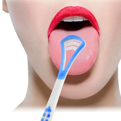 Picture of Tongue Scraper Plastic for Oral care Kids and Adults 1pcs