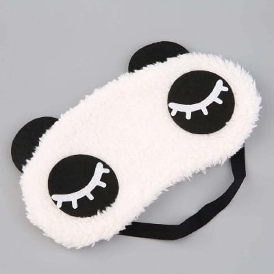 Picture of Premium Quality - Cute Panda Sleeping Face Eye Mask Blindfold Shade Traveling Sleep Eye Aid - Couture - High-end - Iconic Style