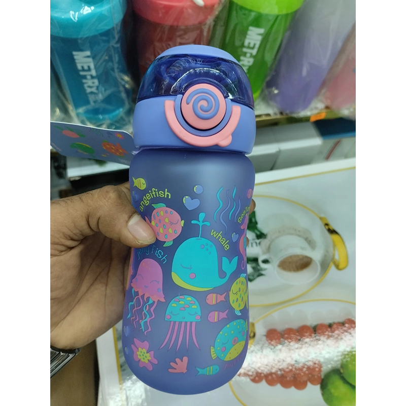 Picture of 600ML Dinosaur Water Bottle for Kids, Leakproof Plastic Water Cup with Silicone Straw, Summer Kids Sippy Cup, Portable Drinking Bottle, Food-Grade Material, Ideal for School, Outdoor Activities, Travel, and Daily Hydration-Multicolor