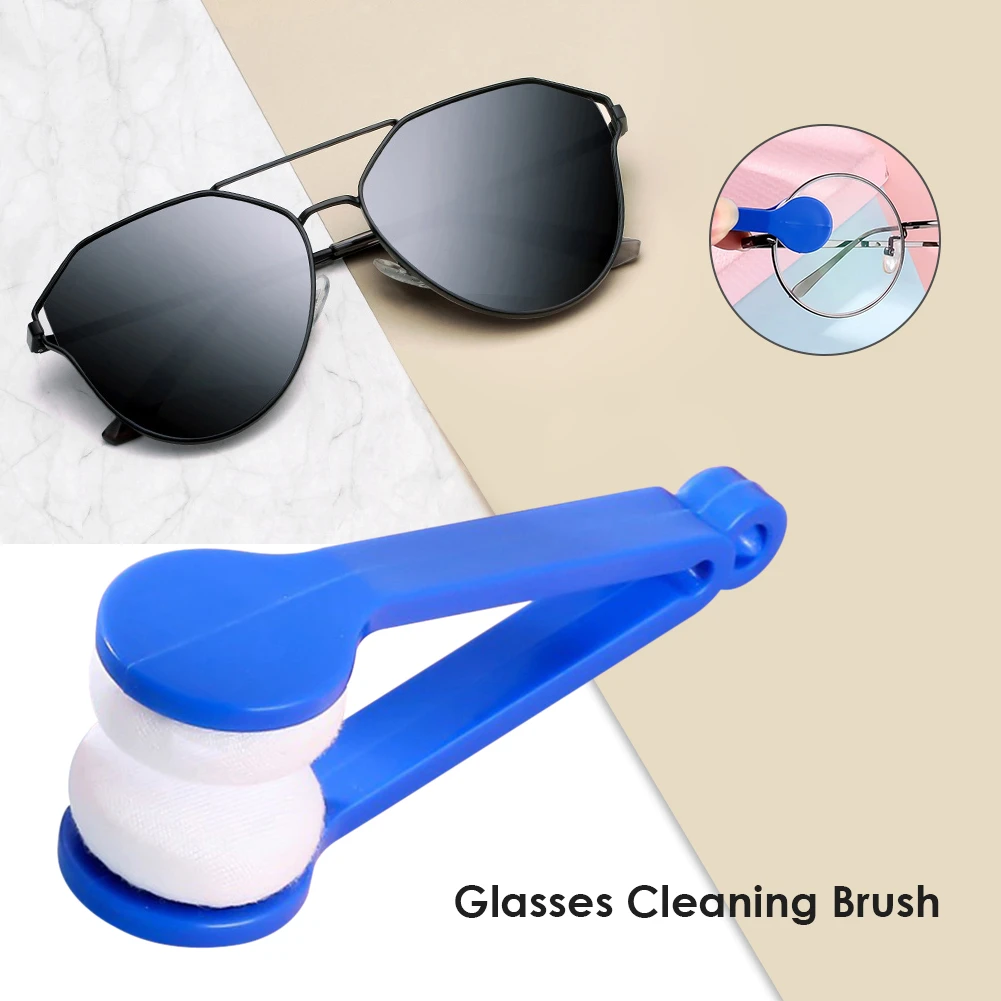 Picture of Mini Microfiber Spectacles Cleaner, Eyeglass Sun Glasses Cleaner, Soft Brush Cleaning Tool, Cleaning Clip, Microfiber, Super Light, Mini Size, Easy
