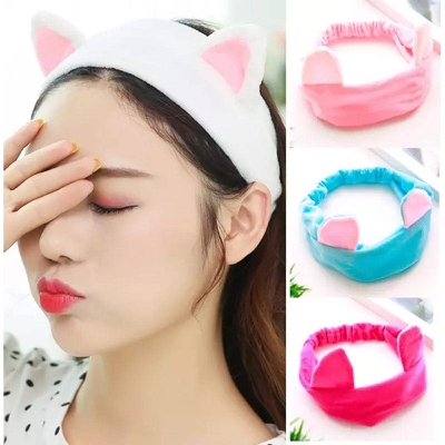 Picture of Women Makeup Hair Band cute sports makeup wash facce sweet with hair band headband-1 PCS