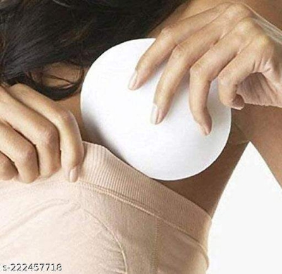 Picture of Retailcare Bra Inserts Push-Up Pads, Round Sponge Cup Inserts, 2 PCS (White)