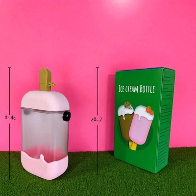Picture of Kawaii Water Bottle 450ml Retro Camera Design with Straw Cute BPA-Free Plastic Drinking Cup for Adults Kids Travel Gift with 2D 3D Stickers Unique Water Bottles for Everyday Hydration-Multicolor