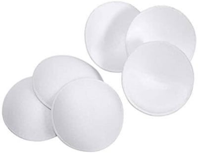 Picture of RETAILCARE Bra Inserts Pads Round Bra Pads Pushup Sponge Bra Cup Insert Pad Push Up 2 PCS (White)