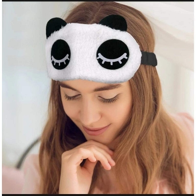 Picture of Retail Care Panda Sleep Masks, Eye Mask  Soft Sleep Masks Lovely Panda  Eye Mask Good Gift For Your Friends and can be Used For Pajama Parties sister Gatherings