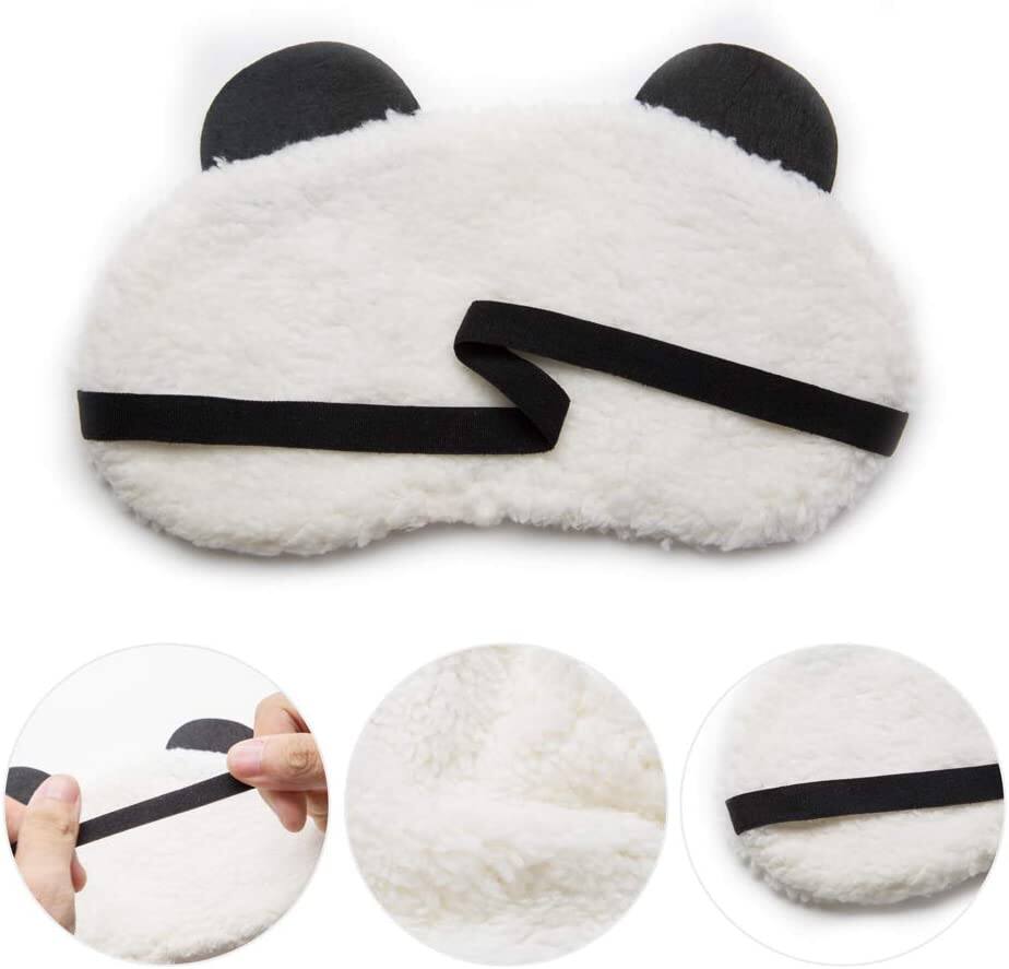 Picture of Retail Care Panda Sleep Masks, Eye Mask  Soft Sleep Masks Lovely Panda  Eye Mask Good Gift For Your Friends and can be Used For Pajama Parties sister Gatherings