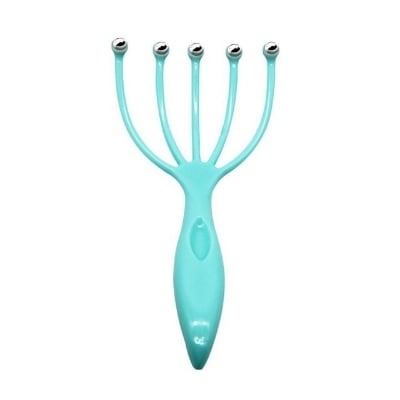 Picture of Scalp Massager Tool Protable Handheld Five Fingers Claw Steel Ball Relaxation Head Massager For Home Office Travel