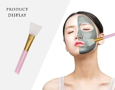 Picture of 1 Silicone Face Mask Brushes Silicone Face Mask Brush, Mask Beauty Tool, Soft Silicone Facial Mud Mask Applicator Brush 1Pcs. - DIY Makeup Tools