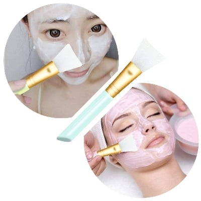 Picture of 1 Silicone Face Mask Brushes Silicone Face Mask Brush, Mask Beauty Tool, Soft Silicone Facial Mud Mask Applicator Brush 1Pcs. - DIY Makeup Tools