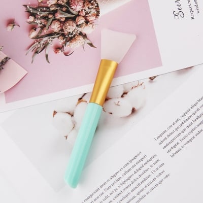 Picture of 1 Silicone Face Mask Brushes Silicone Face Mask Brush, Mask Beauty Tool, Soft Silicone Facial Mud Mask Applicator Brush 1Pcs. - DIY Makeup Tools
