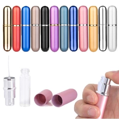 Picture of 1 PCS Perfume Bottles, Refillable Perfume Atomizer Mini Perfume Bottles Travel Fragrance Empty Spray Bottle, Fits In Your Purse, Pocket or Luggage 5ML