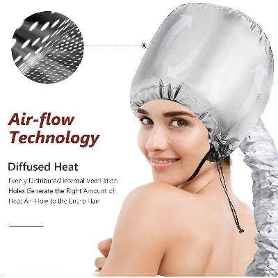 Picture of Blow Dryer Bonnet,Hot Portable Hair Drying Salon Cap Bonnet Hood Hat Blow Dryer Attachment - Hair Dryer - Hair Dryer