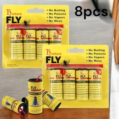 Picture of Highly Effective Fly Trap Kit – 8PCS Super Sticky Yellow Adhesive Paper for Controlling Whiteflies, Thrips, Aphids & Mosquitoes – Best for Indoor, Outdoor, Garden, Greenhouse & Farm Use – Eco-Friendly-Yellow